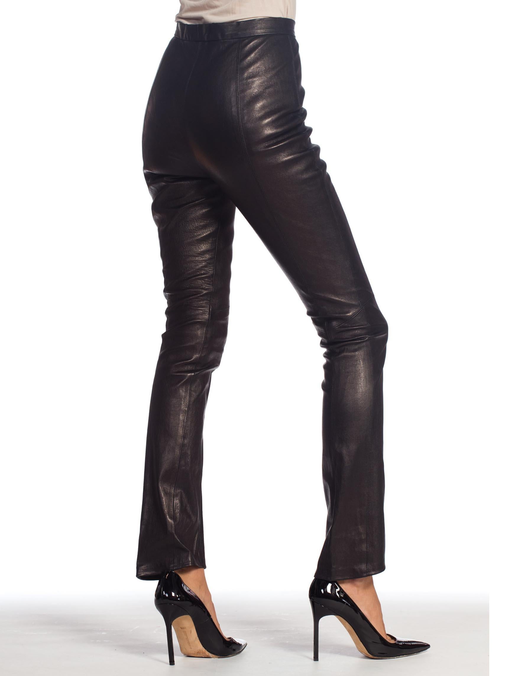 Women's Roberto Cavalli Stretch Leather Pants
