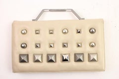 Roberto Cavalli Studded 23rca104 Pink Clutch