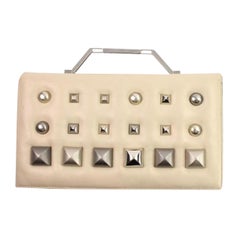 Roberto Cavalli Studded 23rca104 Pink Clutch