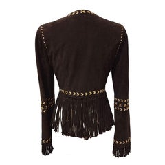 Roberto Cavalli Suede jacket size 40