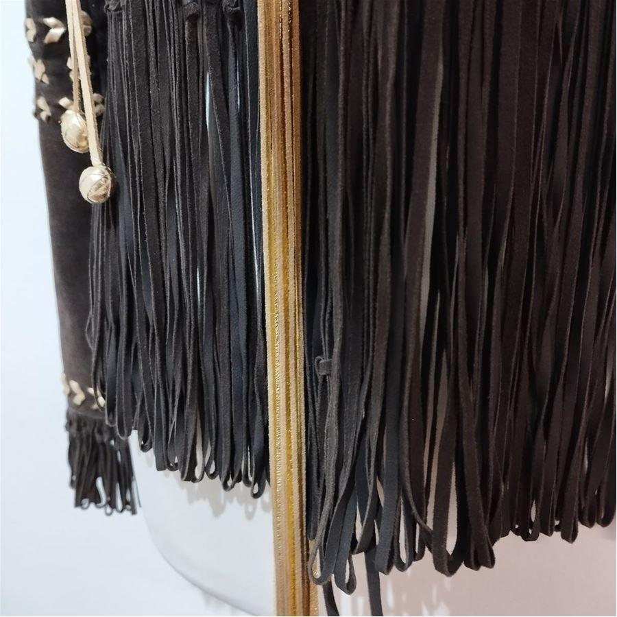 Veste en daim Roberto Cavalli taille 40 Pour femmes en vente
