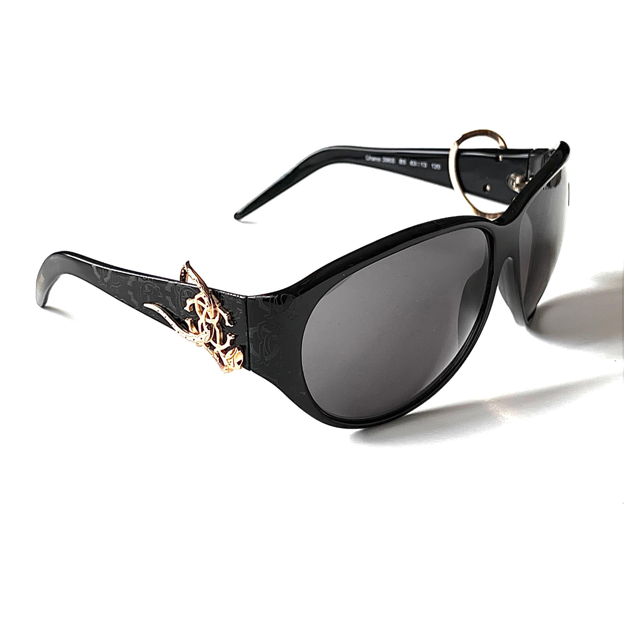 Roberto Cavalli New sunglasses art. URANO 360S col. B5 (Made in Italy) Women Y2K For Sale 2