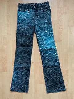 ROBERTO CAVALLI Swarovski jeans pants