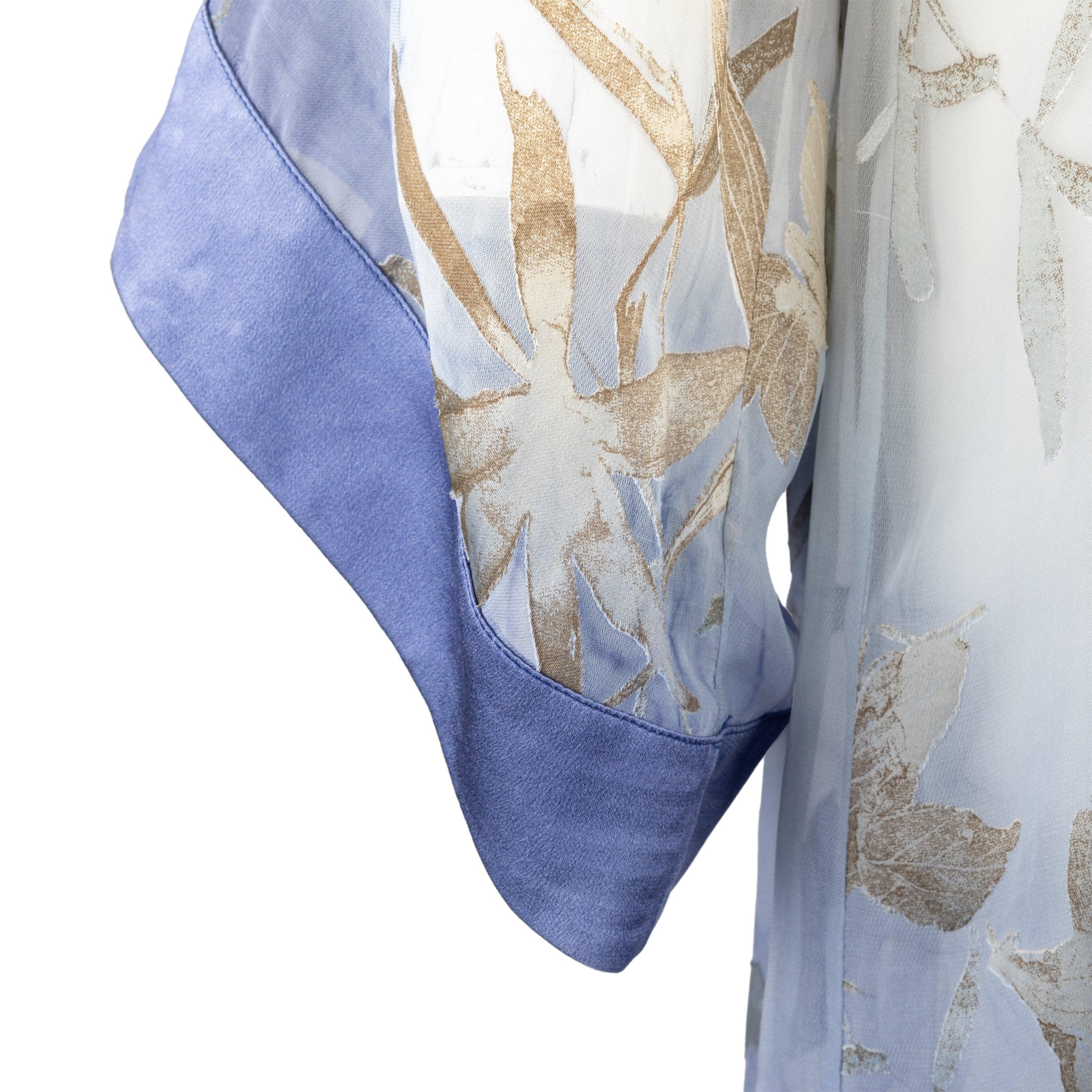 Women's Roberto Cavalli Tie-knot Kimono Dress - '90s