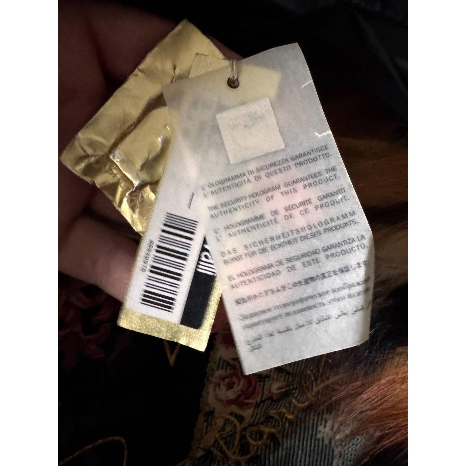 Roberto Cavalli Manteau en cuir imprimé tigre Col fourrure XS Pour femmes en vente