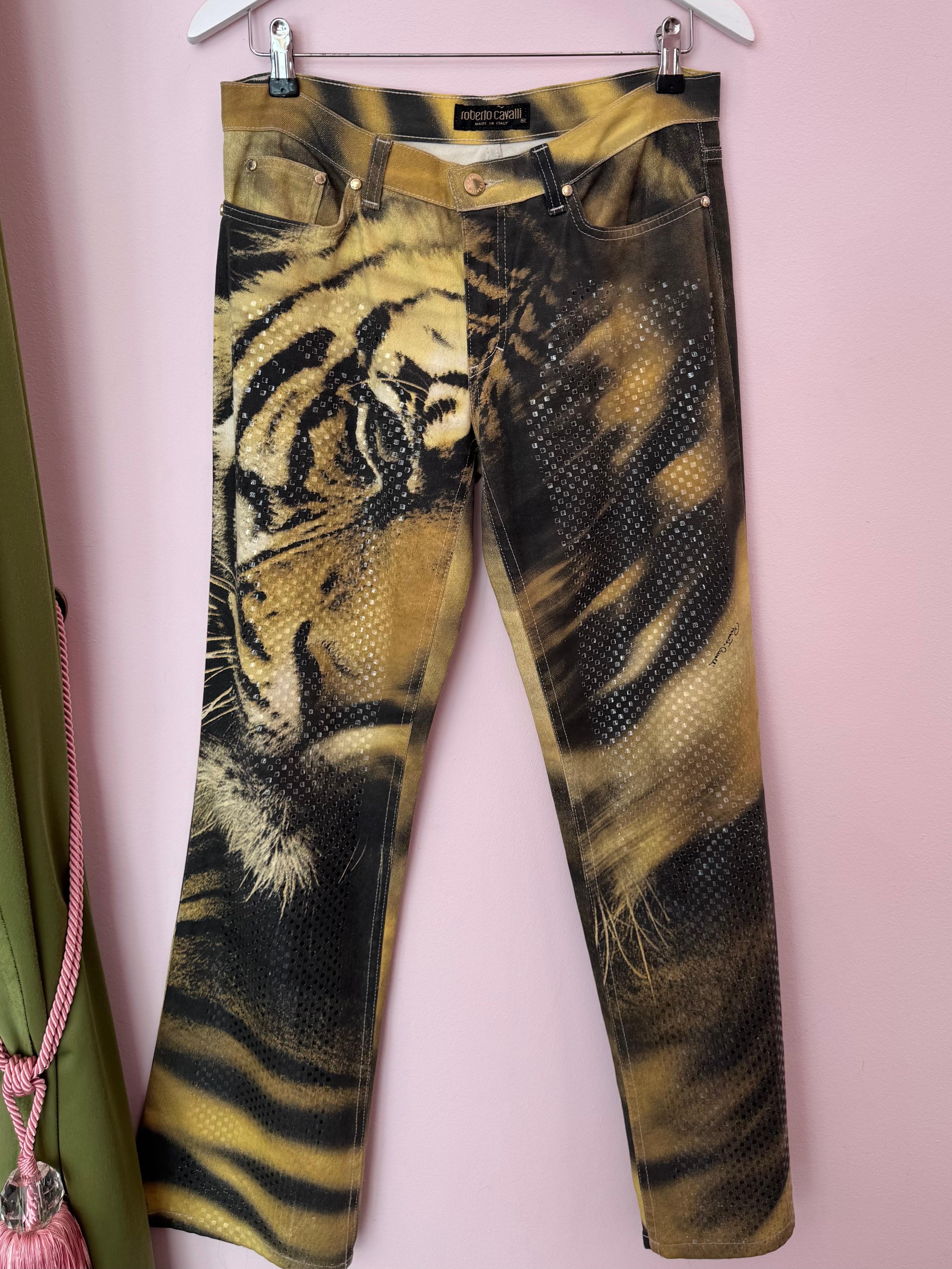 Roberto Cavalli  Vaqueros Tiget FW 2000 en Excelente estado para la venta en Eivissa, ES