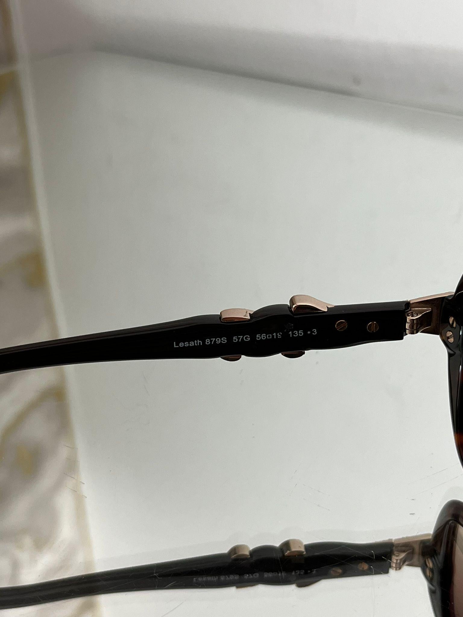 Roberto Cavalli Tortoise Shell Snake Embellished Sunglasses 4