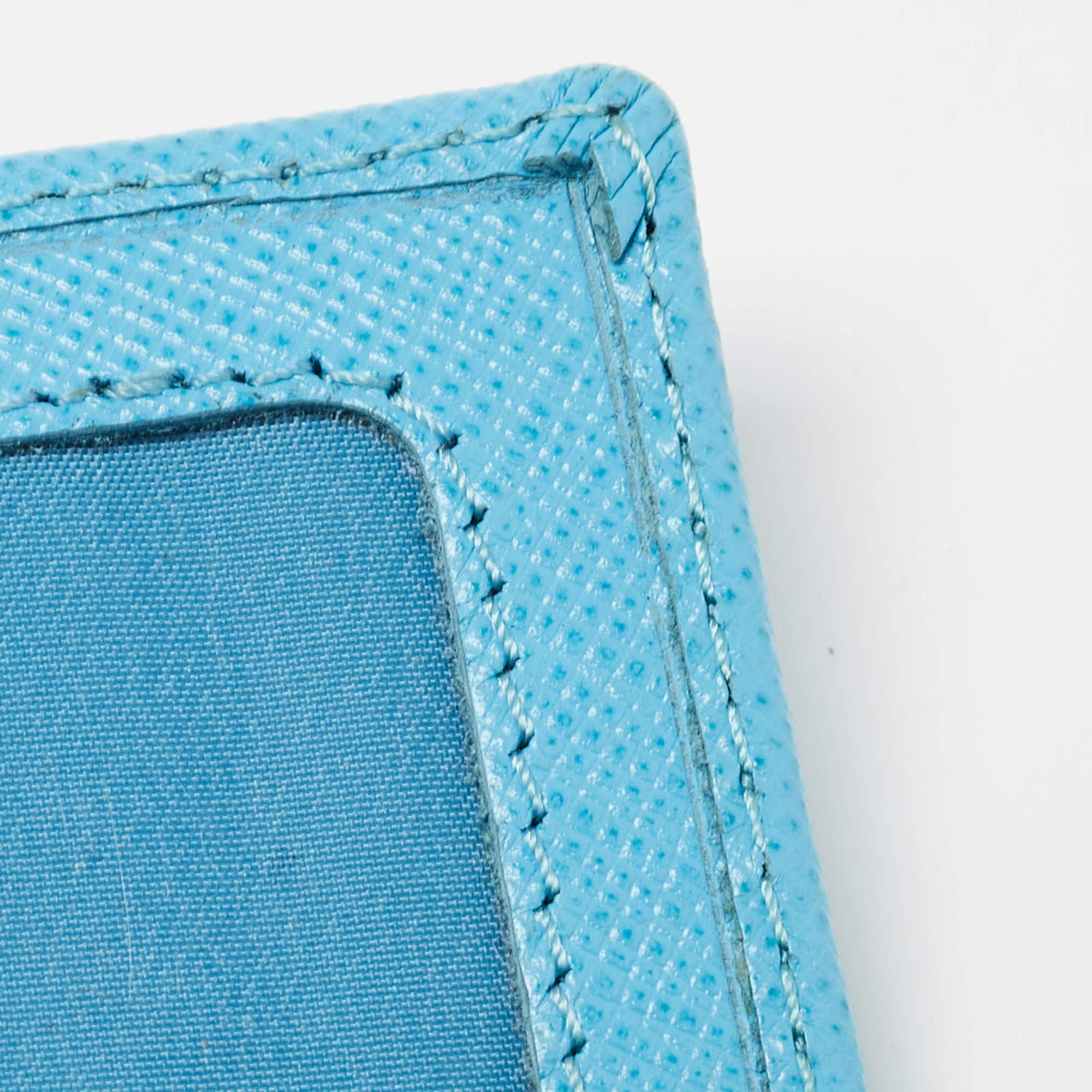 Women's Roberto Cavalli Turquoise Leather Card Case For Sale