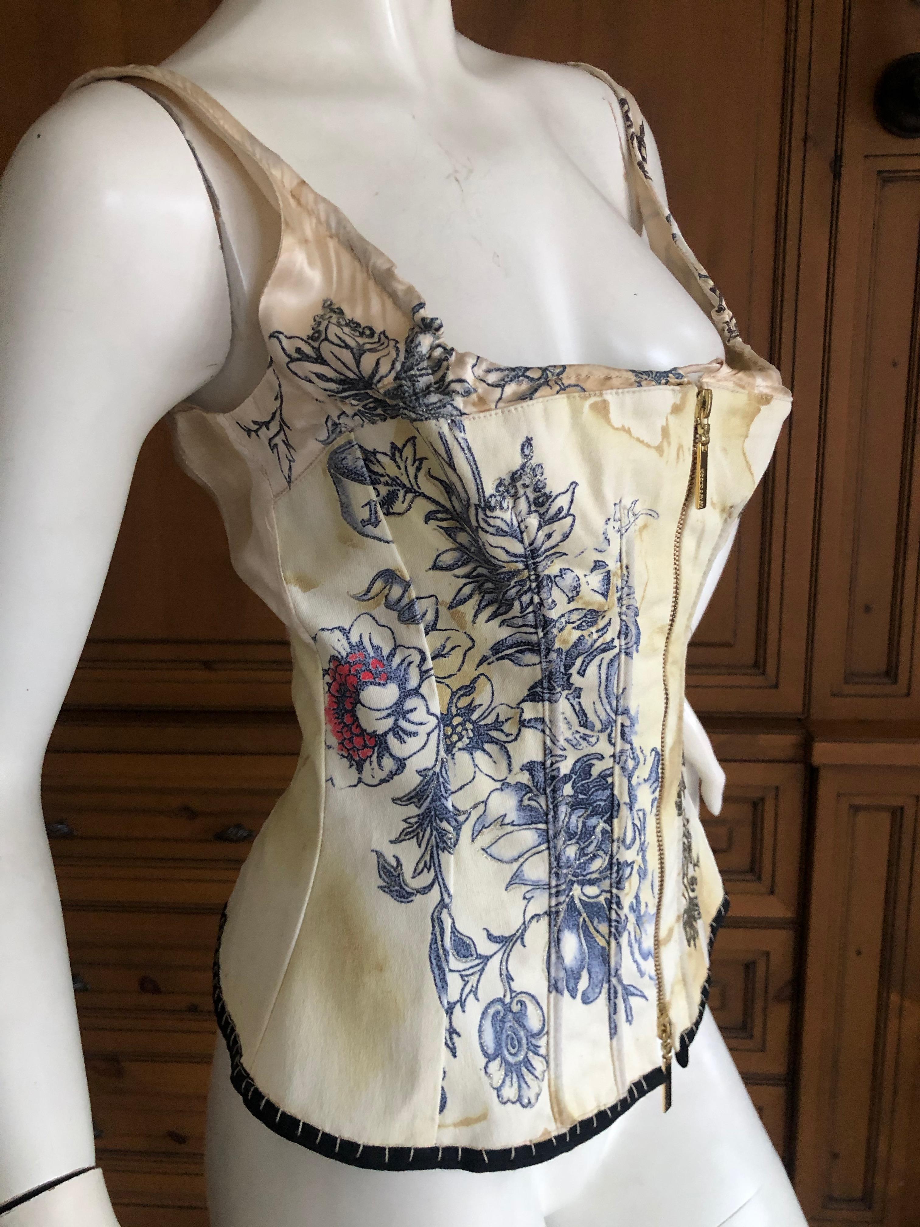 distressed corset