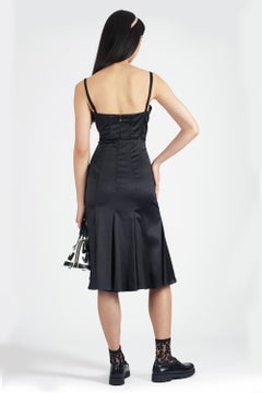 Roberto Cavalli Vintage A/I 2000 - Vestito in seta nera