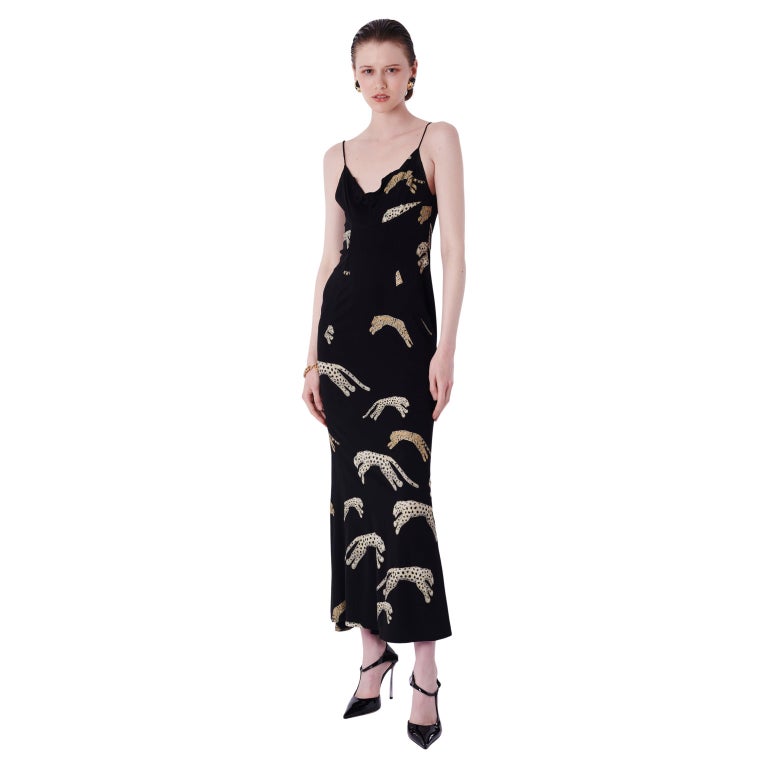vintage print bodycon dress Vintage 90s Goth Velvety Lace Print Bodycon Maxi Dress - Tripp NYC