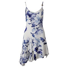 Roberto Cavalli Vintage Kleid mit Blumenmuster