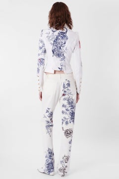 Roberto Cavalli  Vintage S/S 2003 Tattoo Print Co-ord Set