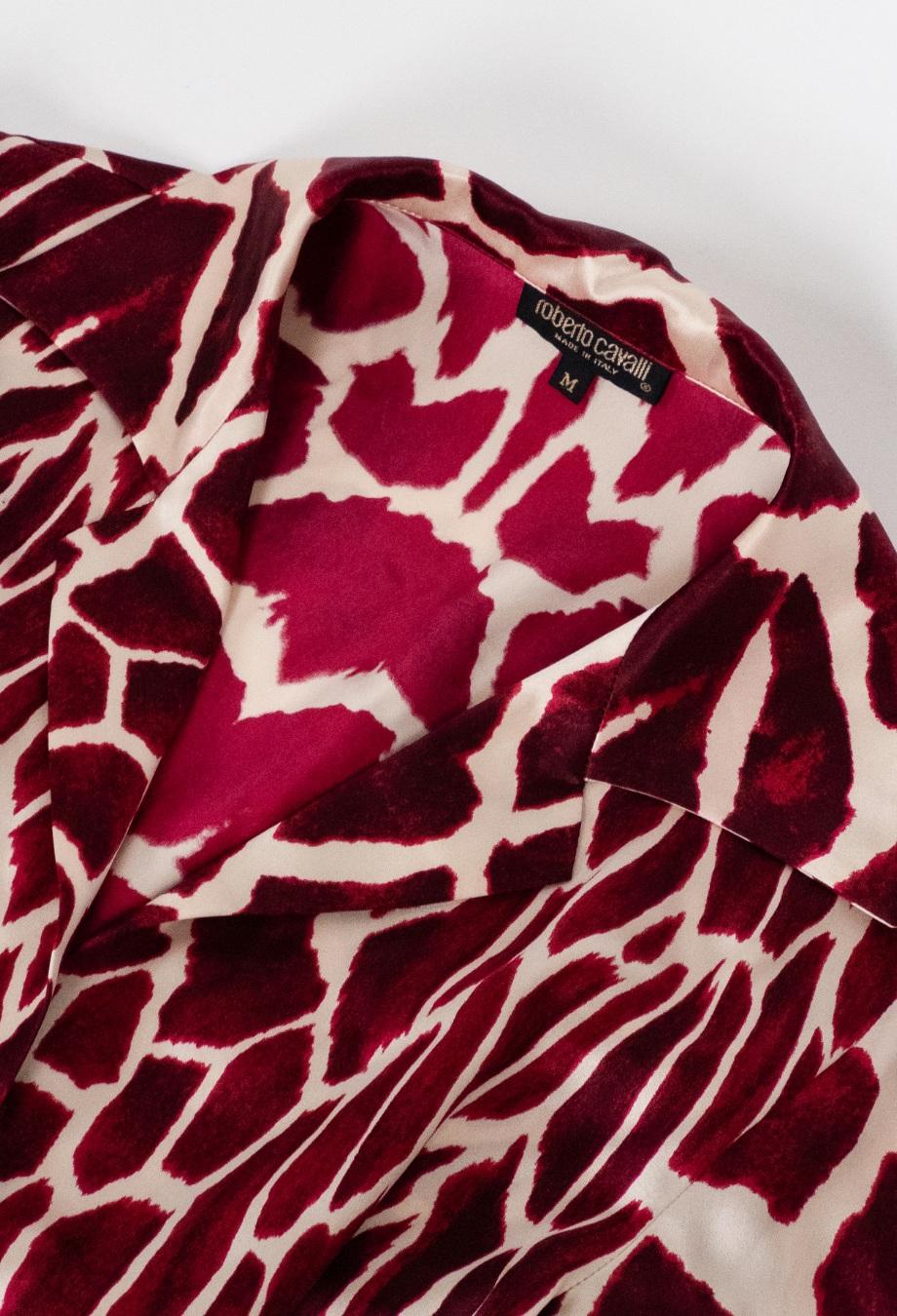Roberto Cavalli Vintage SATC Carrie Robbery Scene Giraffe Dress Sex and The City in vendita 3
