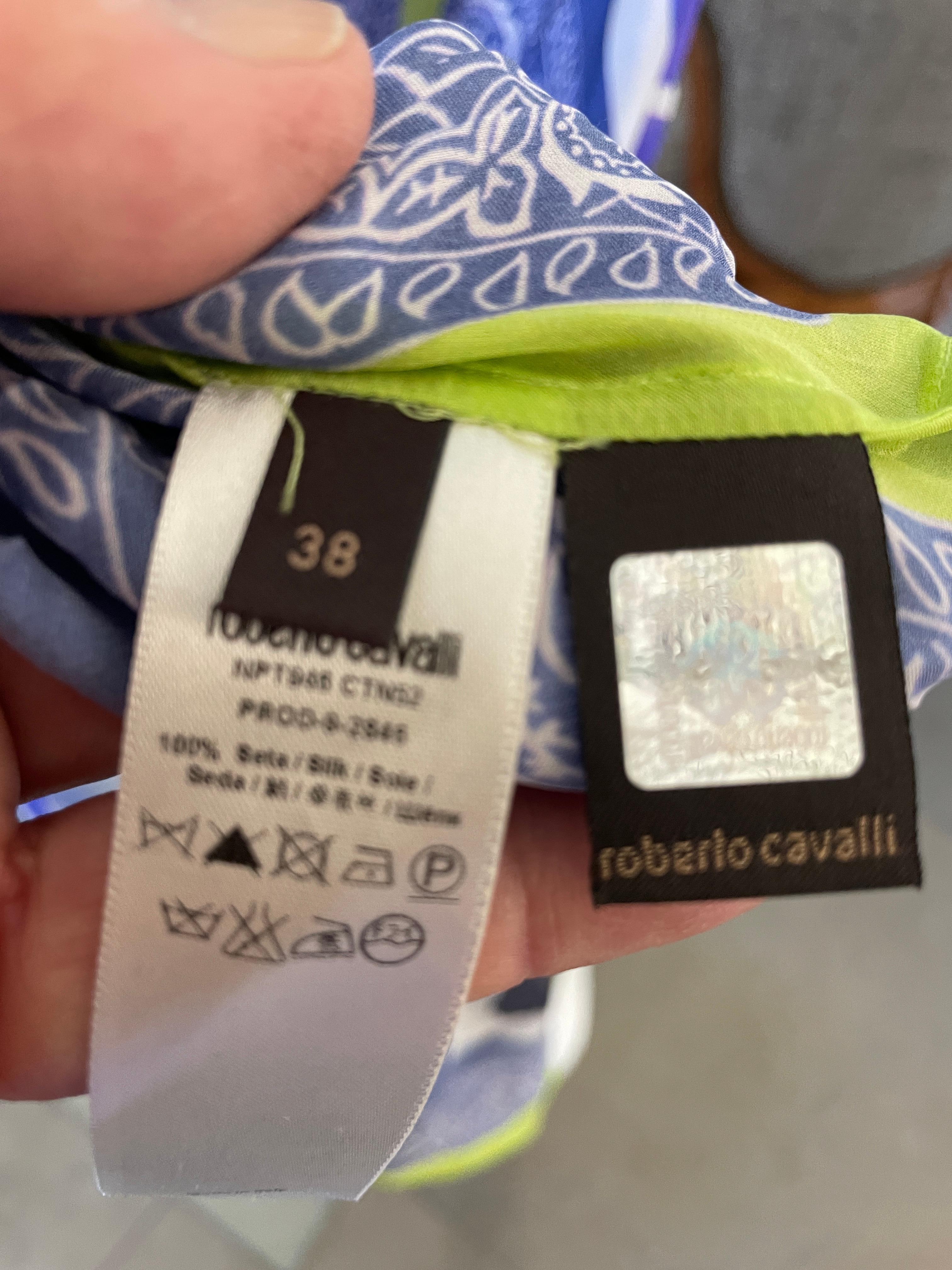 Roberto Cavalli Vintage Silk Caftan Dress For Sale 1