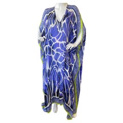 Roberto Cavalli Vintage Kaftankleid aus Seide