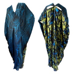 Roberto Cavalli Vintage SIlk Leopard Print Caftan Dress