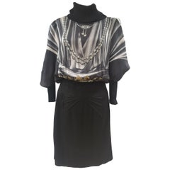 Roberto Cavalli - Robe en laine et viscose