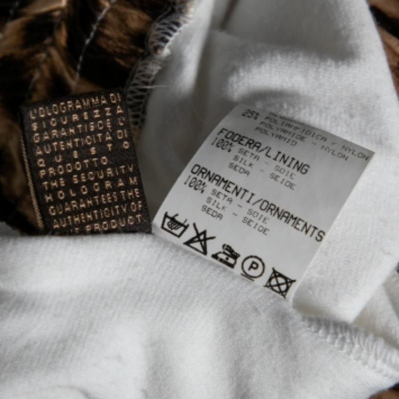 Roberto Cavalli Weiße Baumwoll-Rippstrick-Jogginghose mit Details M im Angebot 2