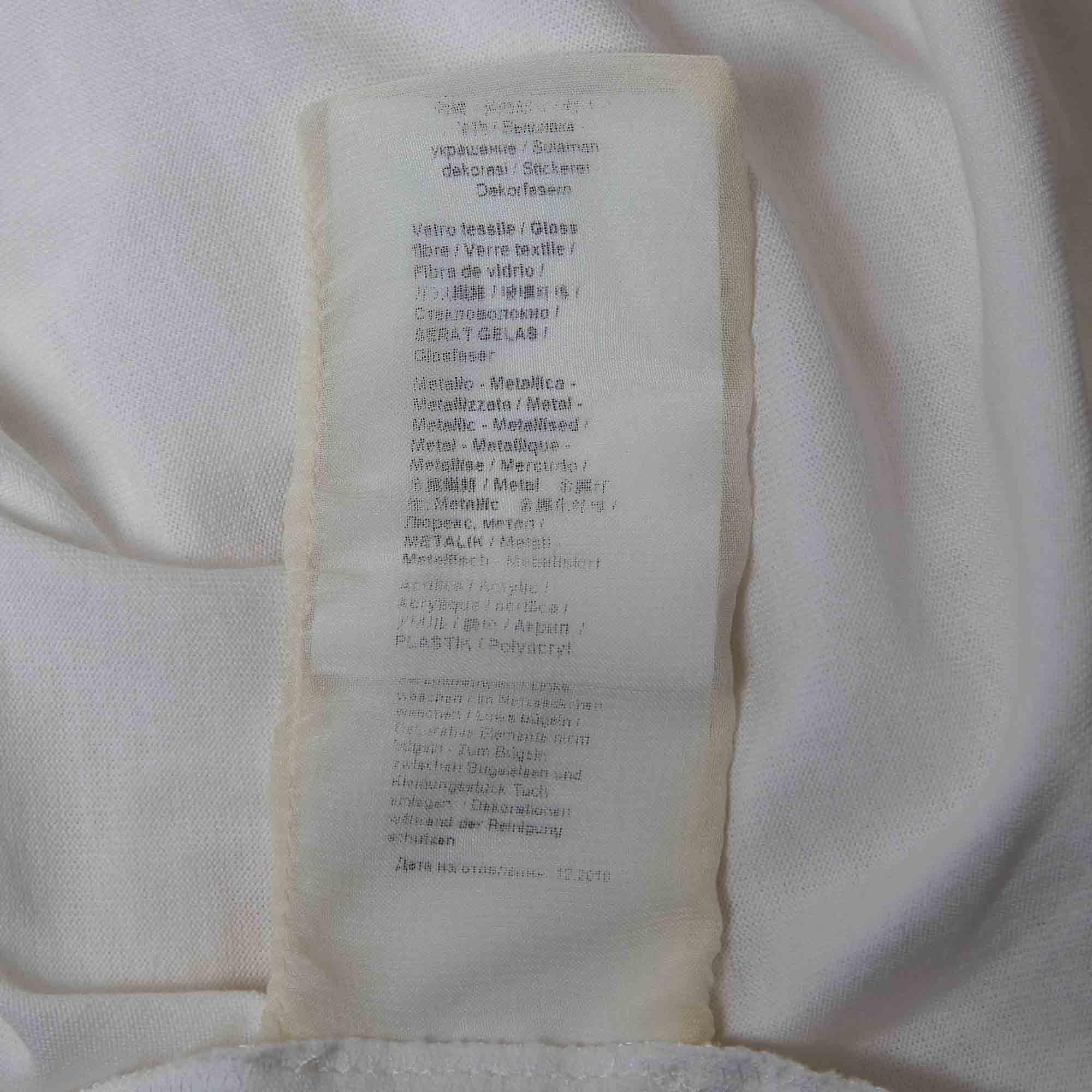 Roberto Cavalli White Crystal Embellished Knit Top M For Sale 2