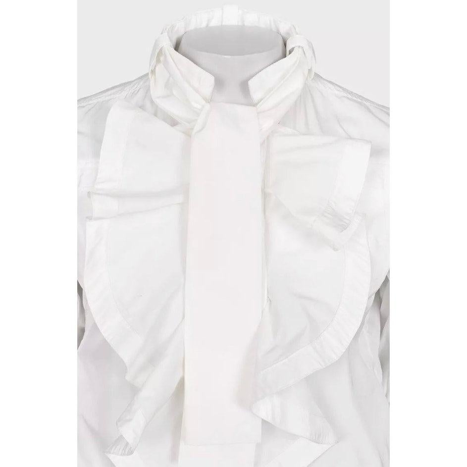 Roberto Cavalli Giacca con volant bianca - Taglia M. I. In condizioni buone in vendita a Krakow, PL