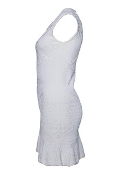 Roberto Cavalli, white structured dress