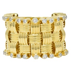 Roberto Coin 0.50 Carat Diamond 18 Karat Gold Flexible Appassionata Band Ring