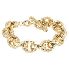 Roberto Coin - Bracciale ovale a maglie ovali in oro giallo e rubino .15