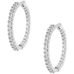 Roberto Coin Créoles avec diamants 1,53 carat