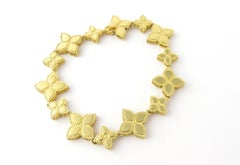 Roberto Coin 18 Karat Yellow Gold Princess Flower Collection Bracelet