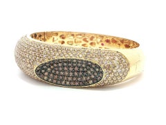 Roberto Coin 18k Gold 15,21ct Fancy Champagner Diamant Capri Plus Armspange Armband