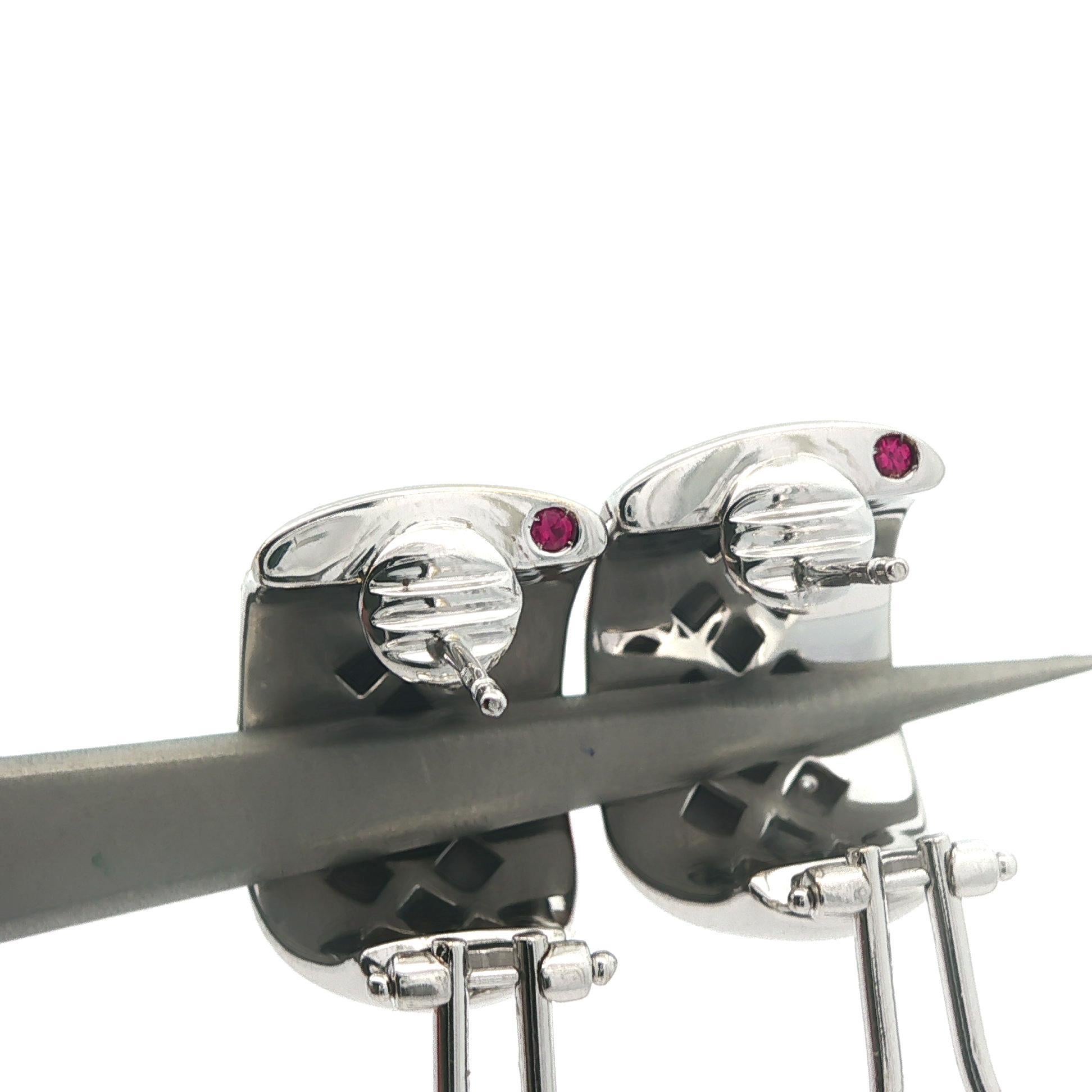 Roberto Coin Boucles d'oreilles à large manchette en or 18k avec diamants et émail beige orangé en vente 1