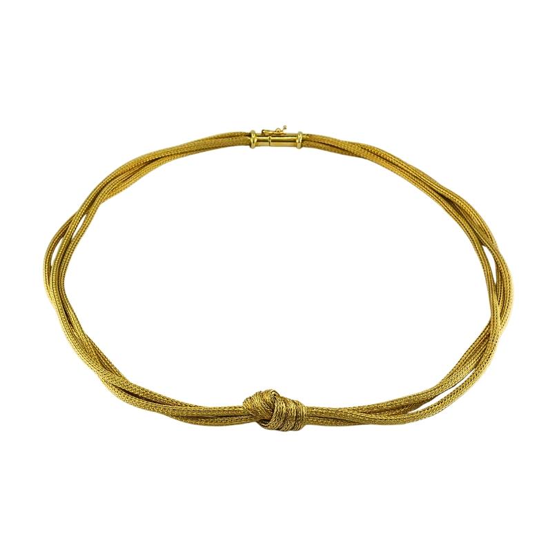 Roberto Coin - Collana con nodo a più fili in oro 18k In condizioni ottime in vendita a Beverly Hills, CA