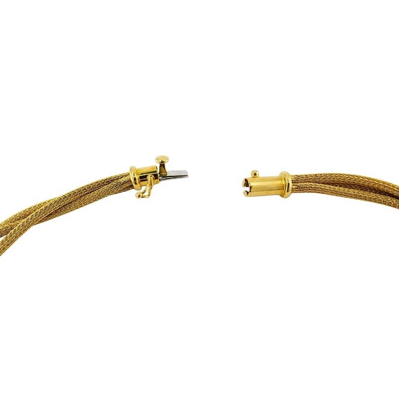 Roberto Coin - Collana con nodo a più fili in oro 18k in vendita 4
