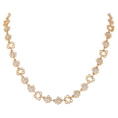 Roberto Coin 18K Rose Gold 1.05ct Diamond Necklace RC22-061926