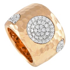 Roberto Coin Anello in oro rosa 18 carati con 1,0ct di diamanti RC15-091224