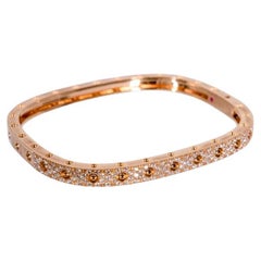 Roberto Coin 18K Rose Gold Diamond Pois Moi Bangle