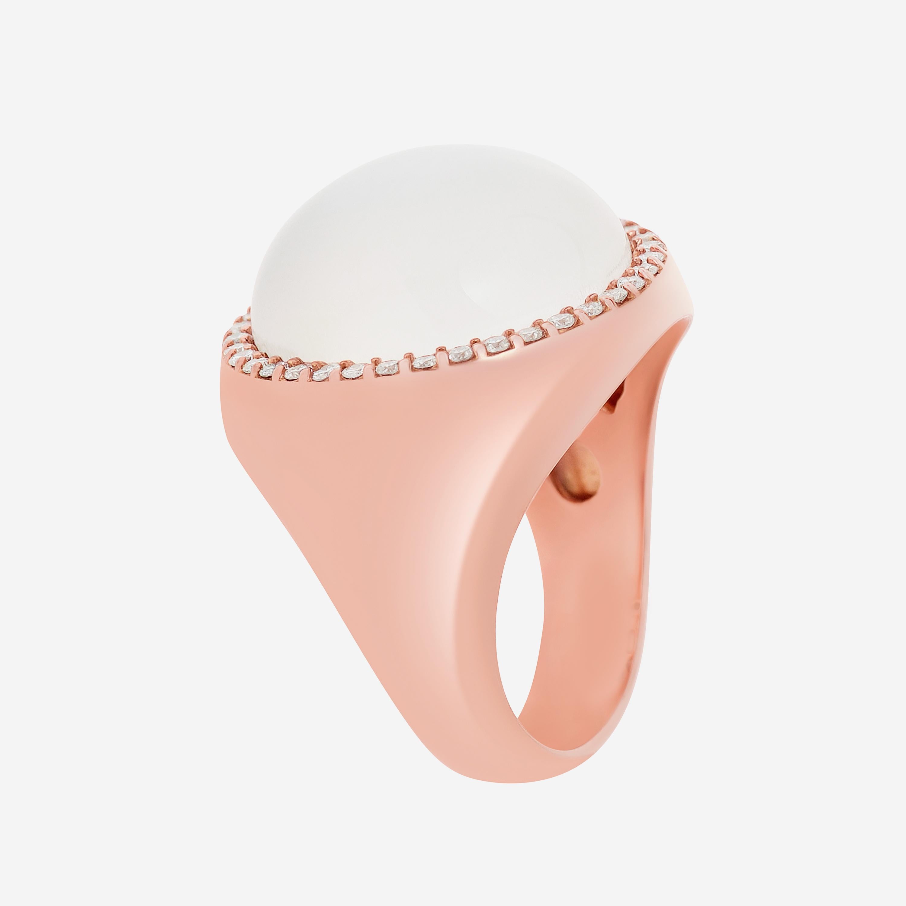 roberto coin mother of pearl ring