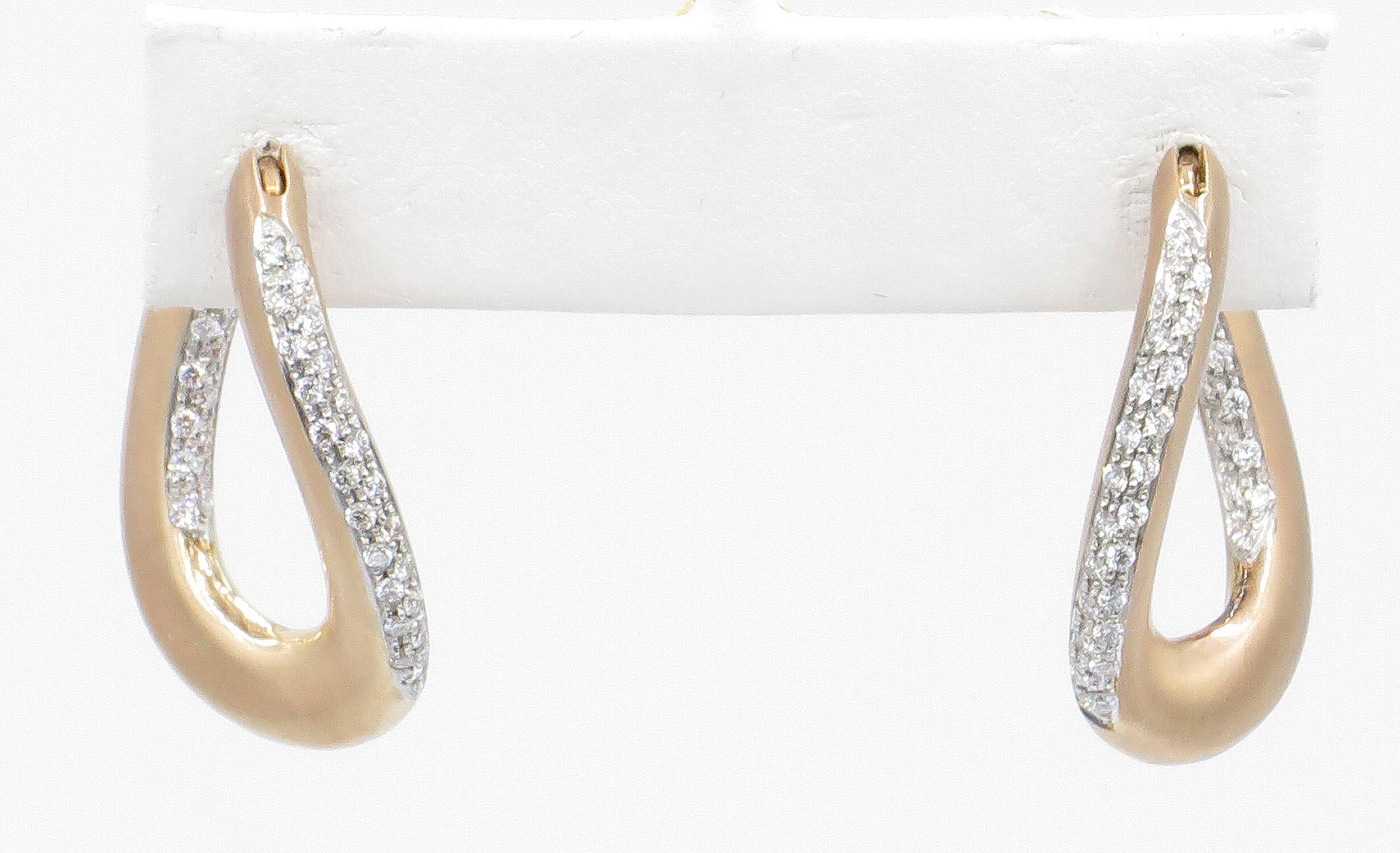 roberto coin oval hoop earrings