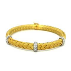 Roberto Coin 18k Weave Bracelet