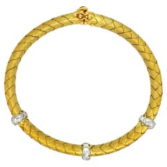 Pulsera Roberto Coin Tejido 18k