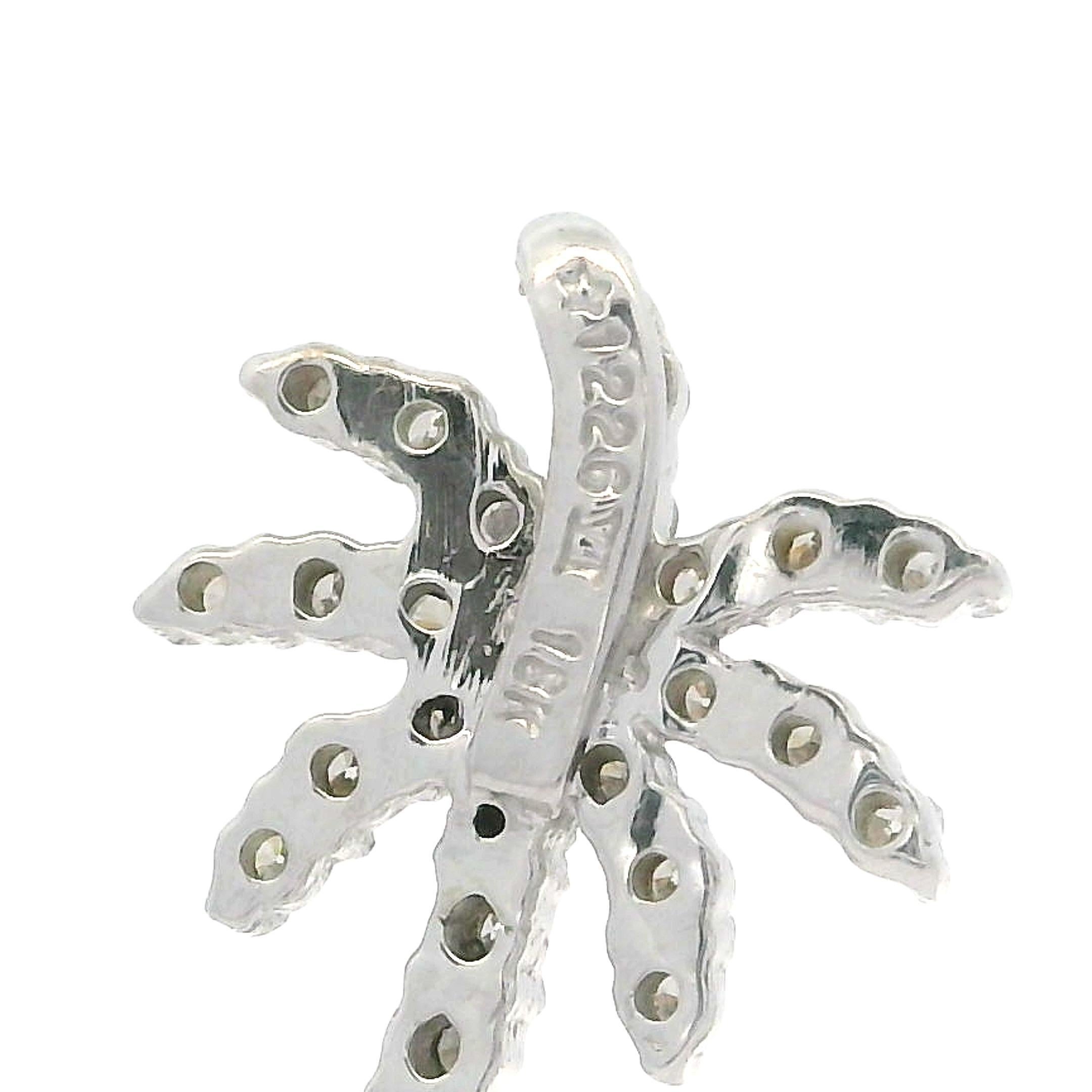 Roberto Coin - Ciondolo in oro bianco 18 carati con diamante da 0,20 ct. in vendita 4