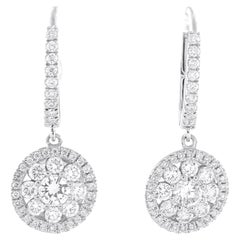 Roberto Coin 18K White Gold 1.25ct Diamond Earrings RC07-051526
