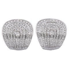 Roberto Coin 18k White Gold 2.02tcw Diamond Earrings