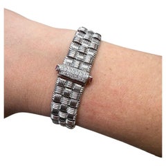 Roberto Coin, bracelet à trois rangs en or blanc 18 carats et diamants Appassionata