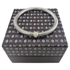 Roberto Coin Bracelet Primavera en or blanc 18 carats et diamants #17057