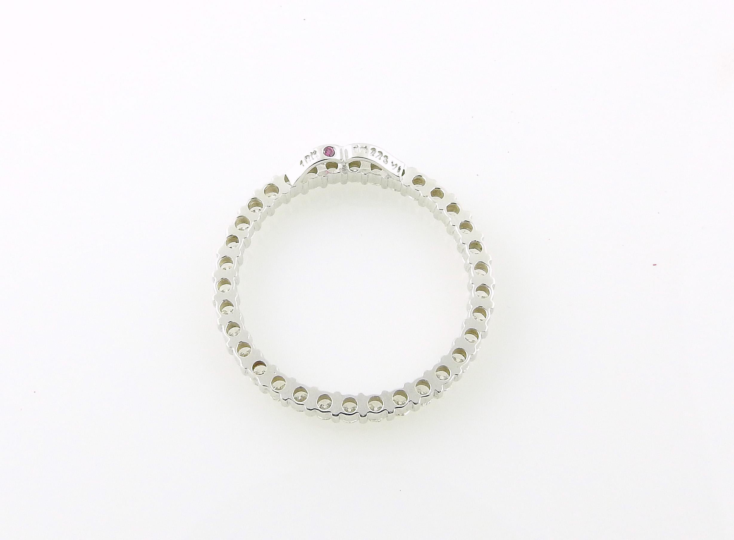 Roberto Coin 18K White Gold Diamond Circle of Life Pendant 1.03cts 1