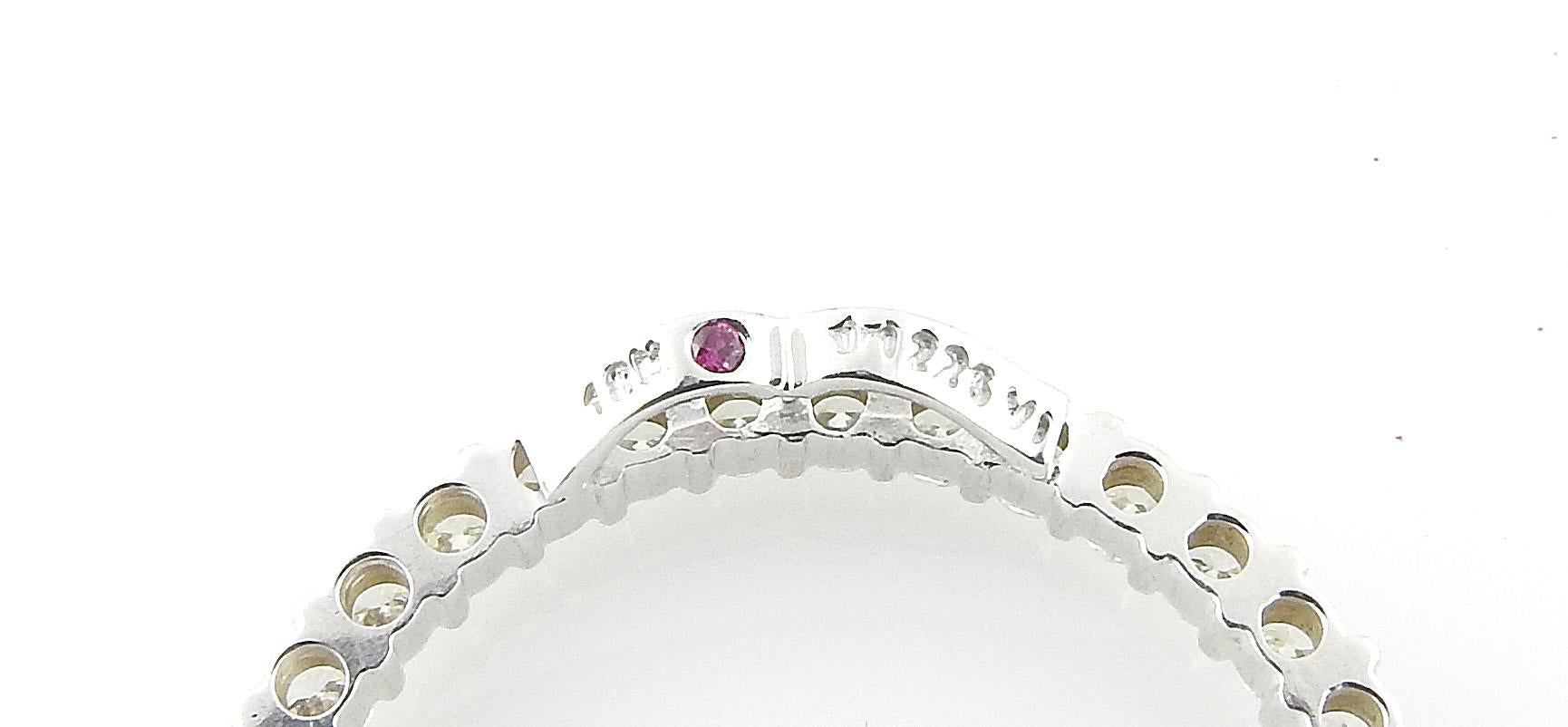 Roberto Coin 18K White Gold Diamond Circle of Life Pendant 1.03cts 2