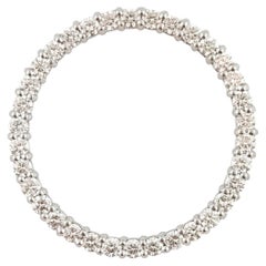 Roberto Coin 18K White Gold Diamond Circle of Life Pendant 1.03cts