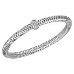 Roberto Coin Bracciale Primavera in oro bianco 18k e diamanti 557183AWBAX0